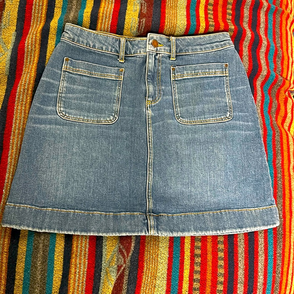 Boden Jean skirt size 10R
